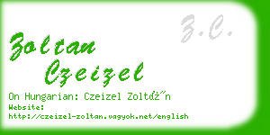 zoltan czeizel business card